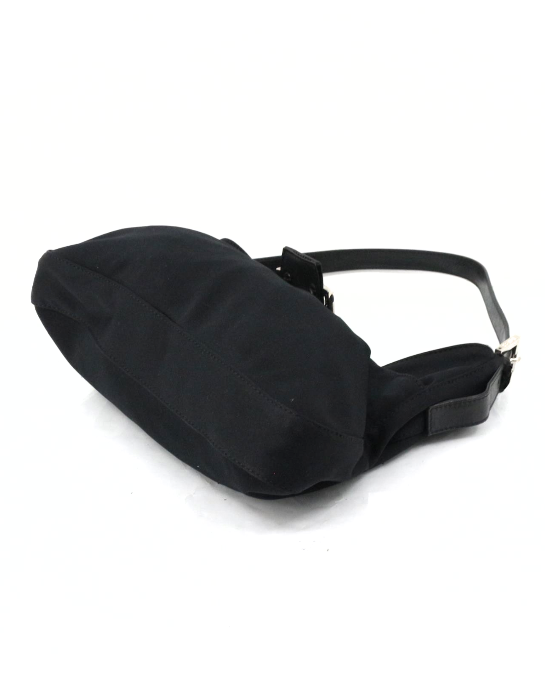 Fendi Black Fabric Hobo