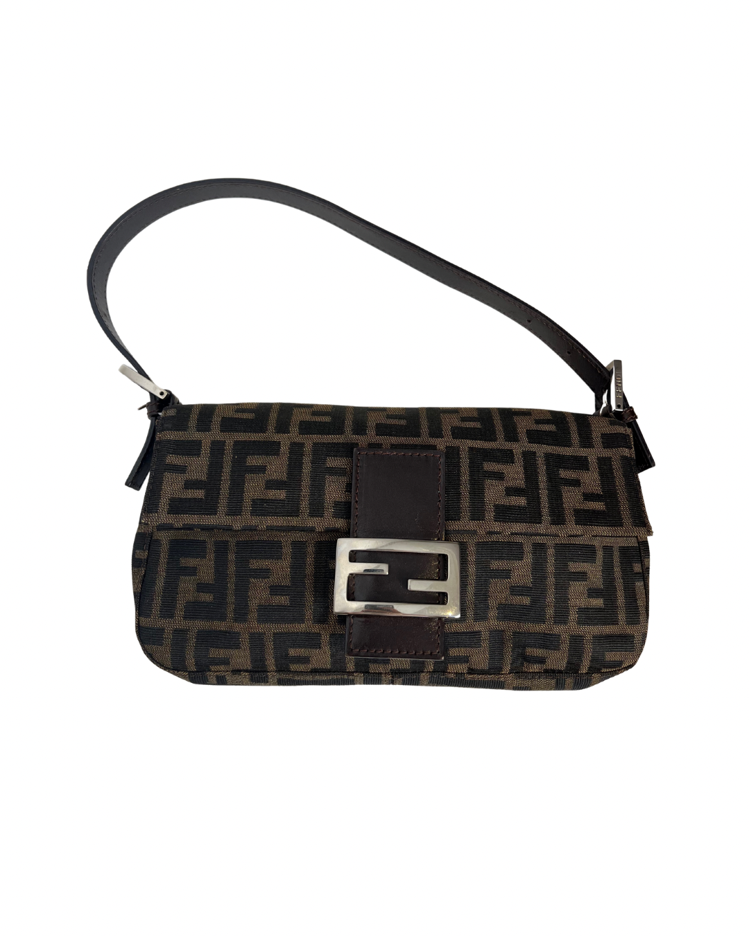 Fendi Zucca Baguette Shoulder Bag