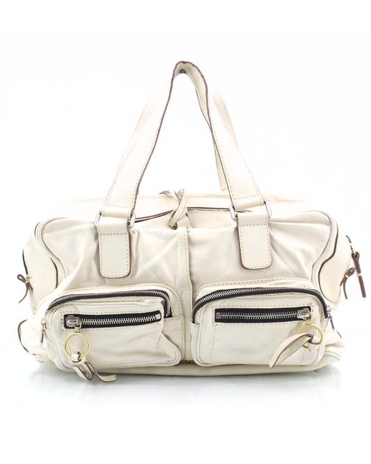 Chloe White Jumbo Betty Camera Bag
