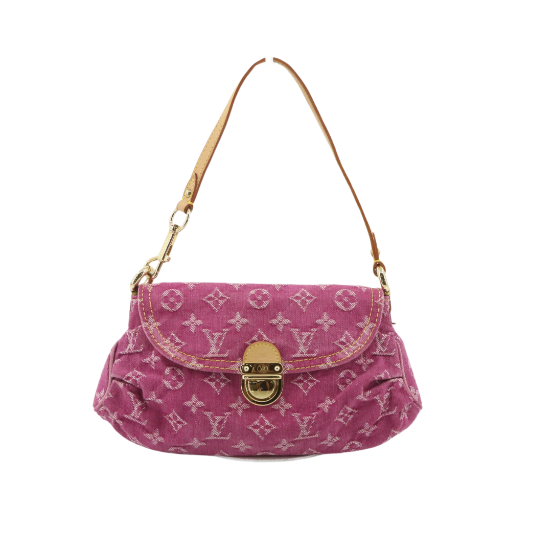 Vintage Louis Vuitton Denim Pleaty Bag – photo 1 of 7