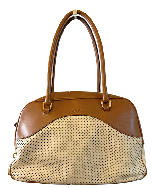 Prada Vitello Bowling Bag