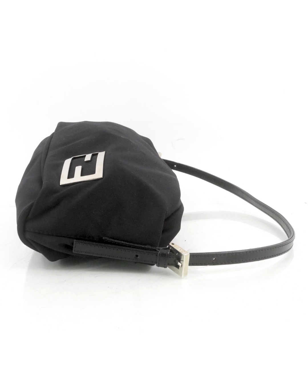 Fendi Black Fabric Pochette