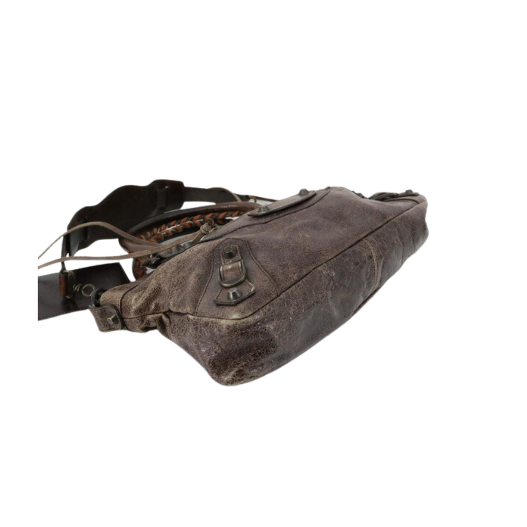 Balenciaga Brown First City Bag