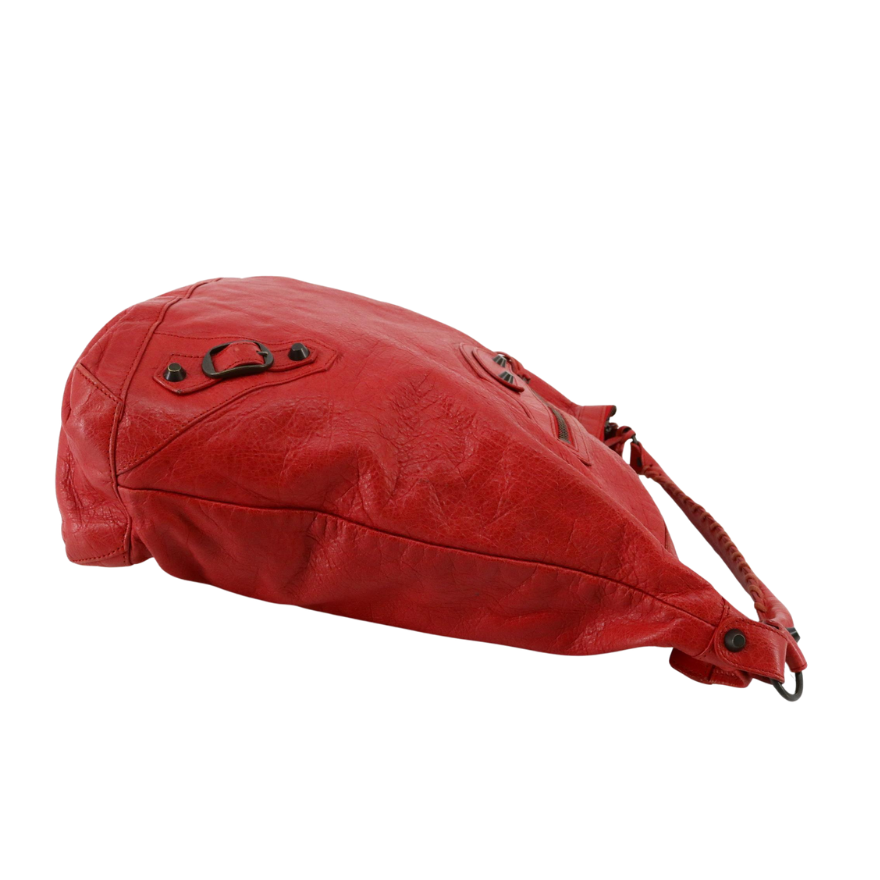 Red Balenciaga Day Bag
