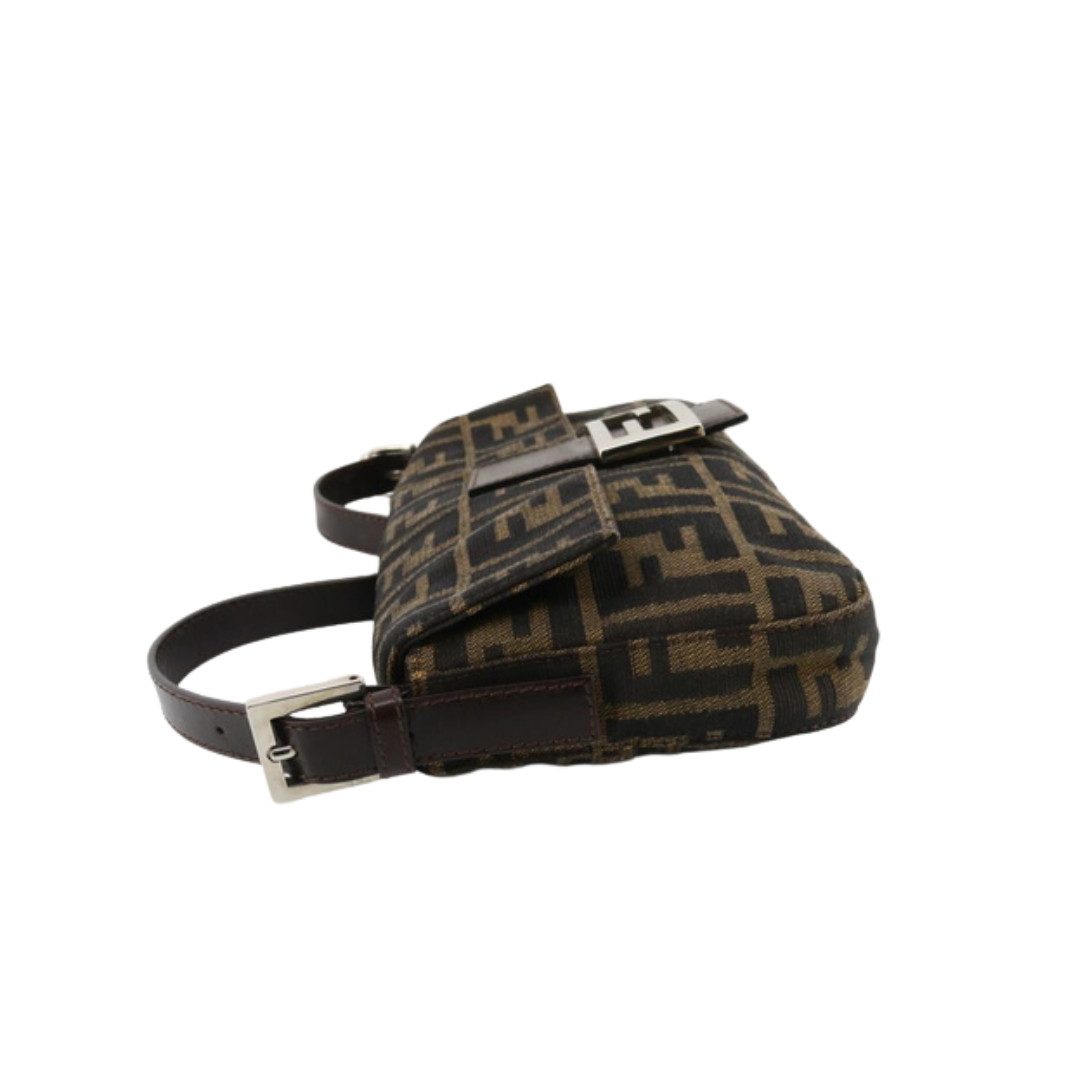 Fendi Zucca Baguette Shoulder Bag