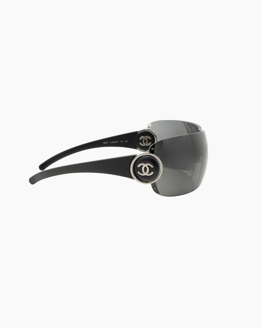 Chanel Logo Shield Sunglasses