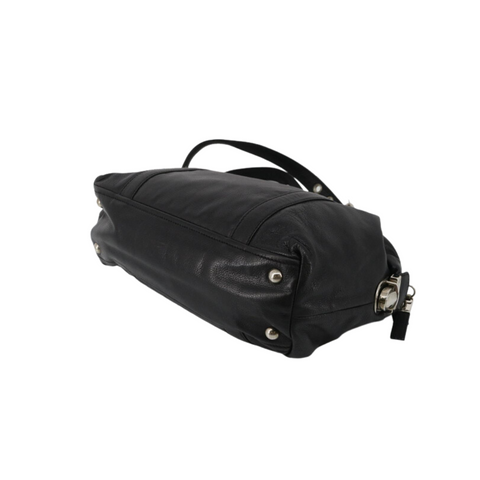 Prada Black Leather Shoulder Bag