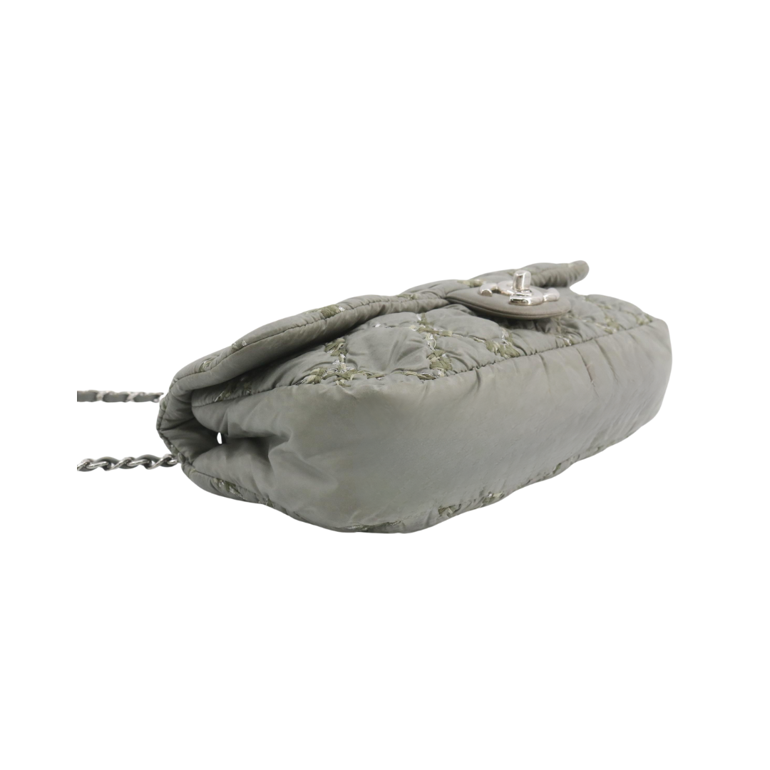 Chanel Nylon Tweed Flap