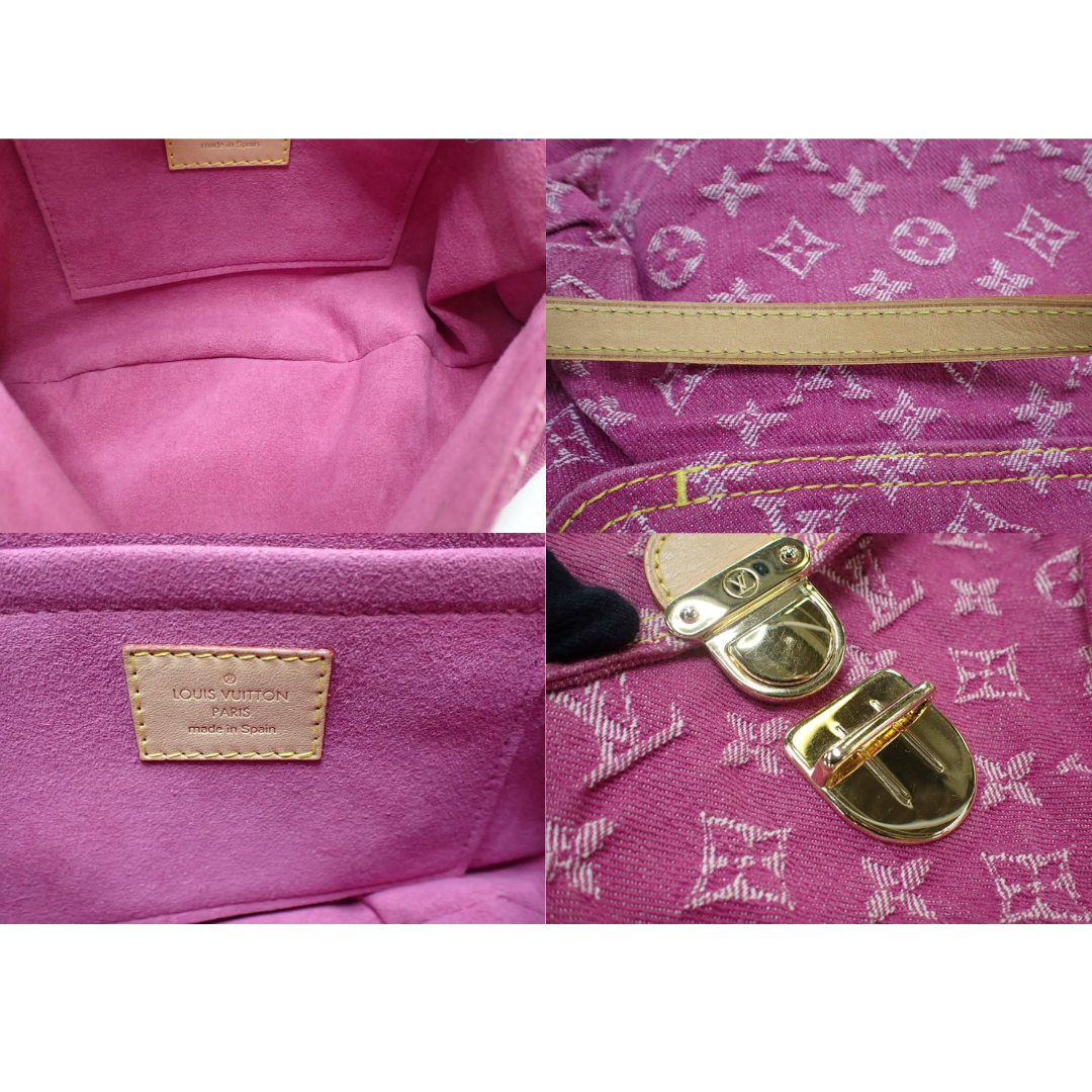 Vintage Louis Vuitton Denim Pleaty Bag – photo 5 of 7