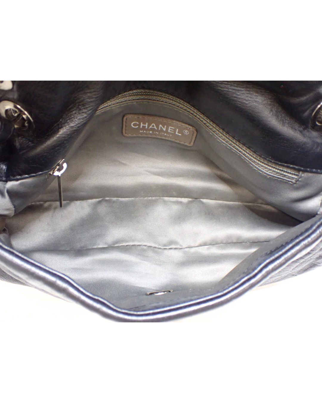 Chanel Shearling Fringe Leather Flap