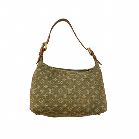 Louis Vuitton Green Denim Baggy