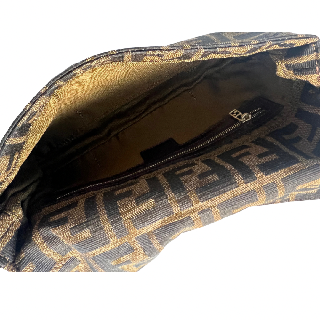 Fendi Zucca Baguette Shoulder Bag
