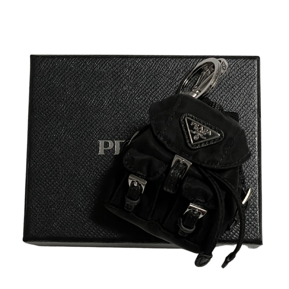 Prada Nylon Tessuto Backpack Keychain