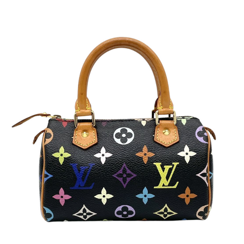 Louis Vuitton x Takashi Murakami Black Nano Speedy