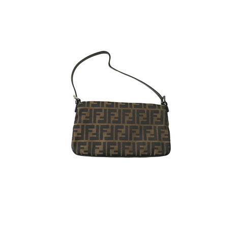 Fendi Double Flap Zucca Shoulder Bag