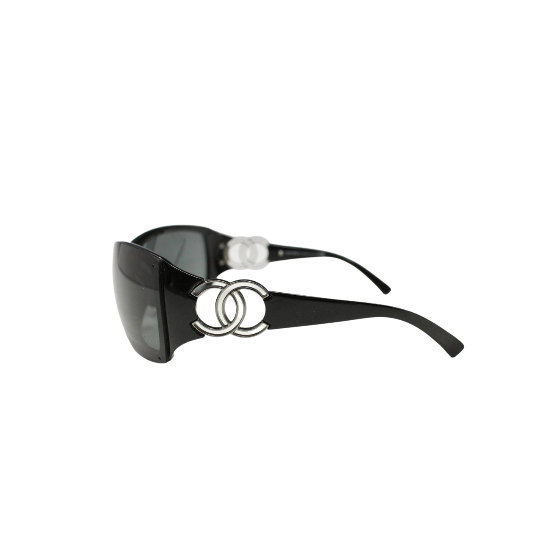 Chanel Black Logo Sunglasses
