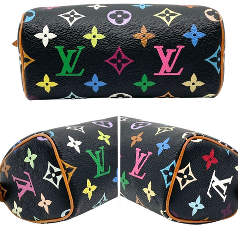 Louis Vuitton x Takashi Murakami Black Nano Speedy