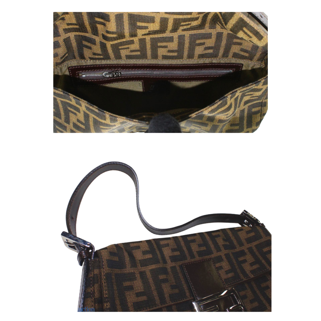 Fendi Zucca Monogram Baguette