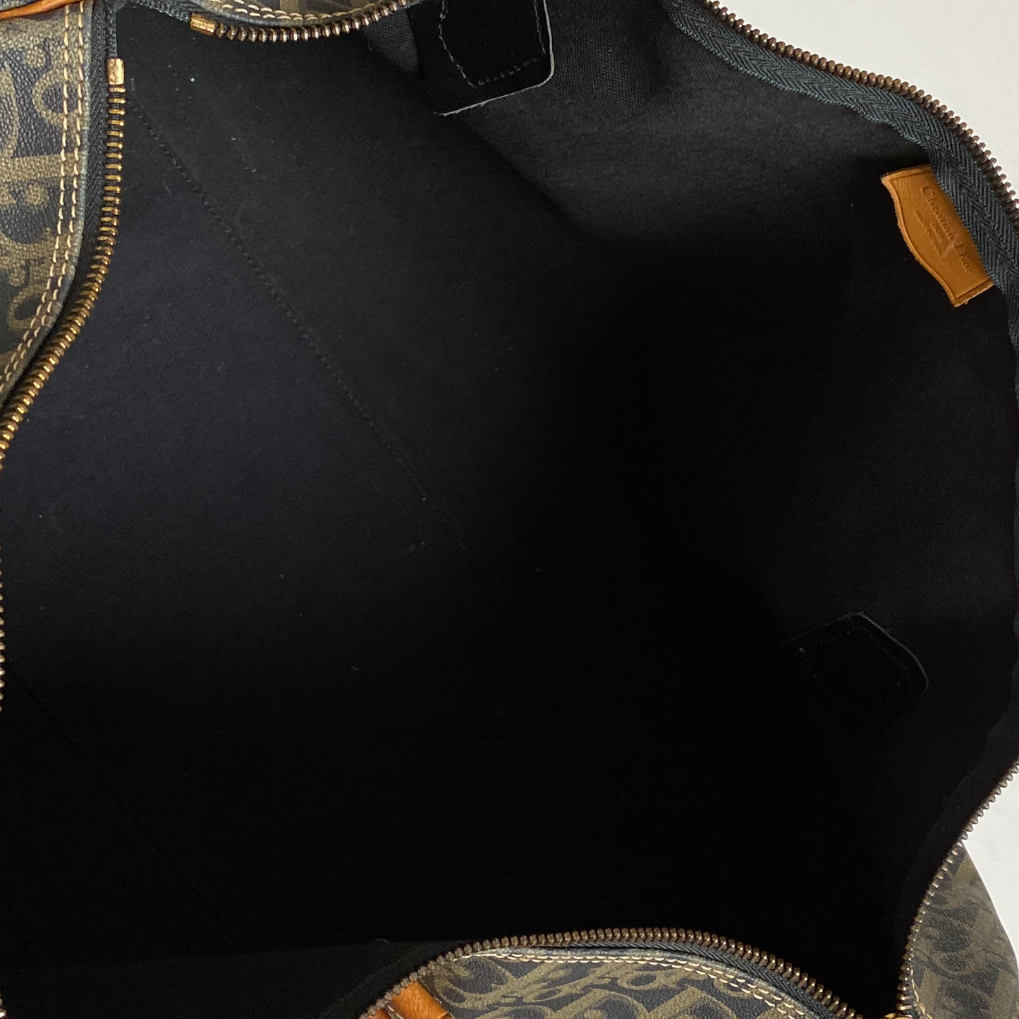 Christian Dior Monogram Trotter Boston Bag