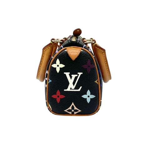 Louis Vuitton x Takashi Murakami Black Nano Speedy