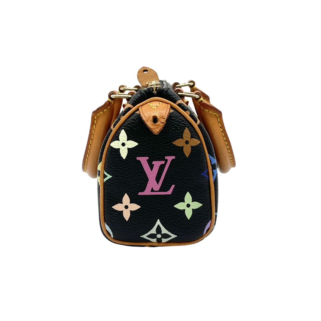 Louis Vuitton x Takashi Murakami Black Nano Speedy