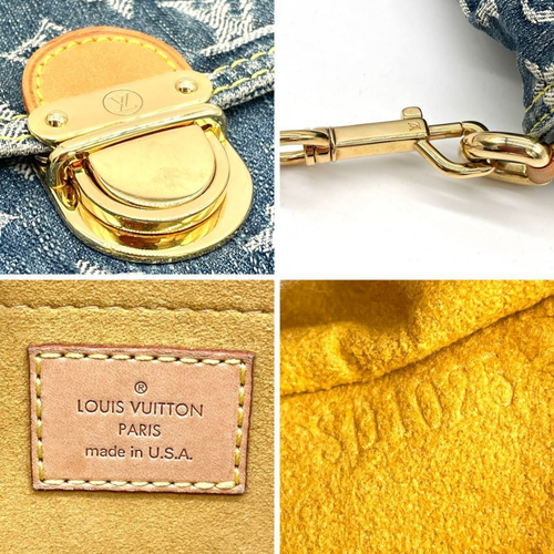 Vintage Louis Vuitton Denim Pleaty Bag – photo 5 of 6