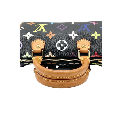 Louis Vuitton x Takashi Murakami Black Nano Speedy