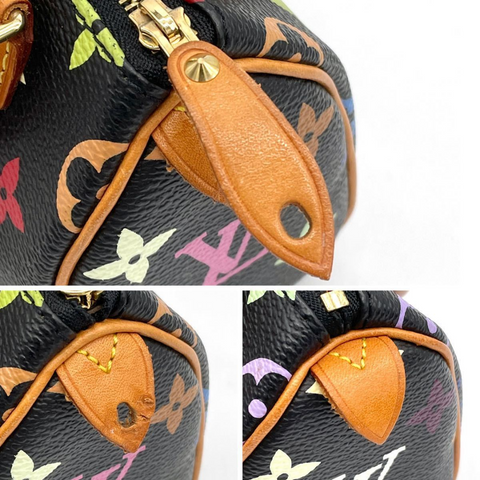Louis Vuitton x Takashi Murakami Black Nano Speedy
