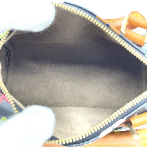 Louis Vuitton x Takashi Murakami Black Nano Speedy
