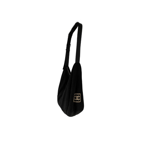 Chanel Sports Line Knit Hobo Crossbody