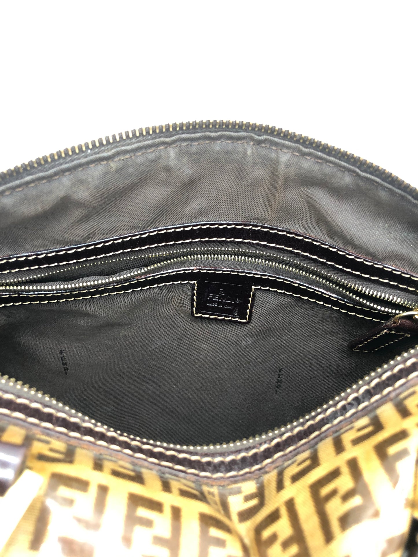 Fendi Brown Boston PVC Zucchino