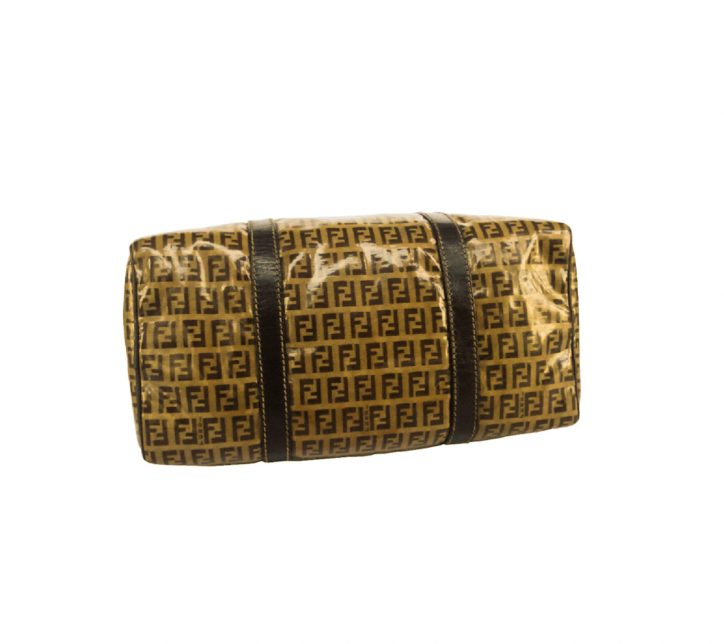 Fendi Brown Boston PVC Zucchino