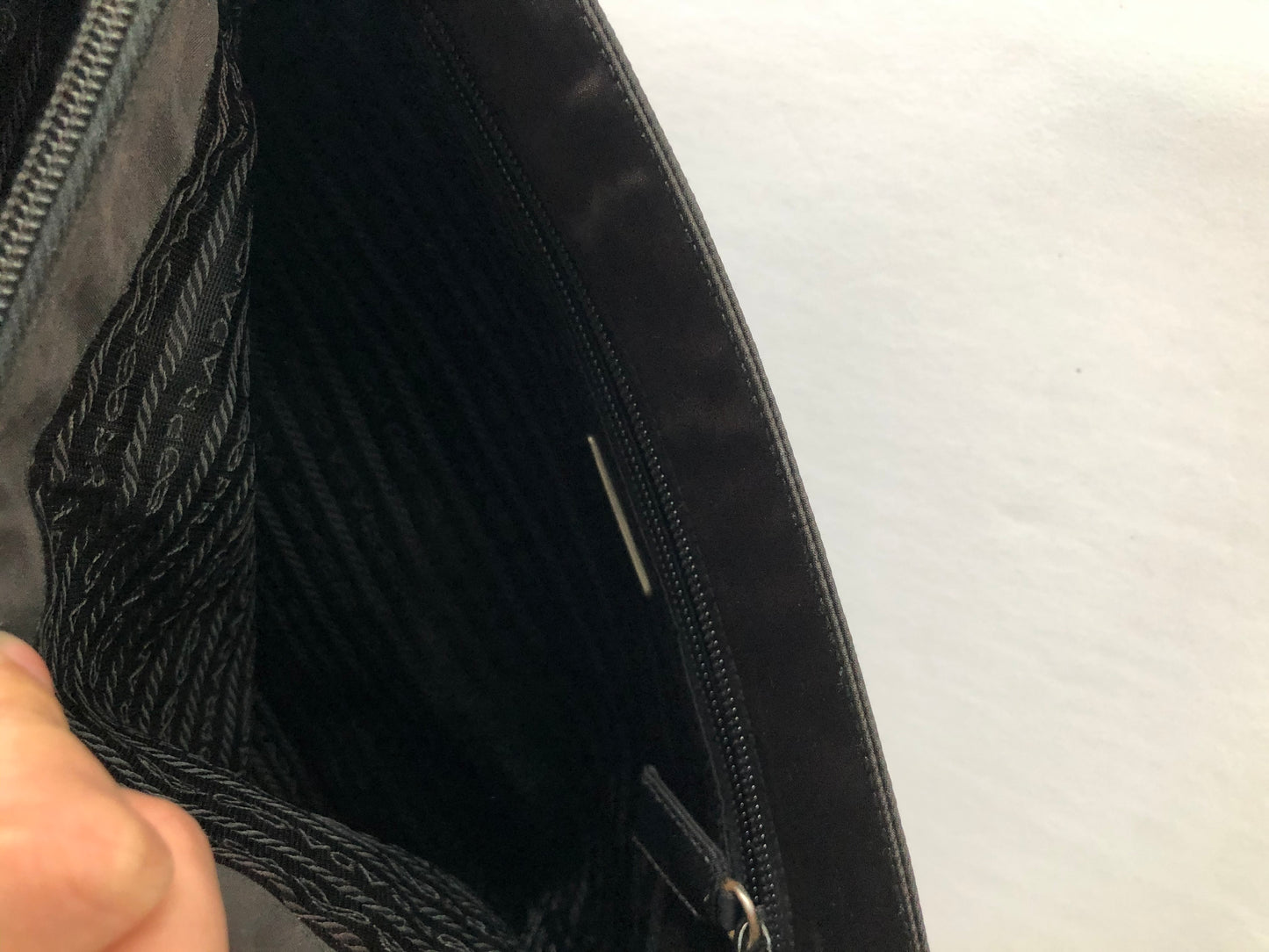Prada Black Nylon Tote Bag