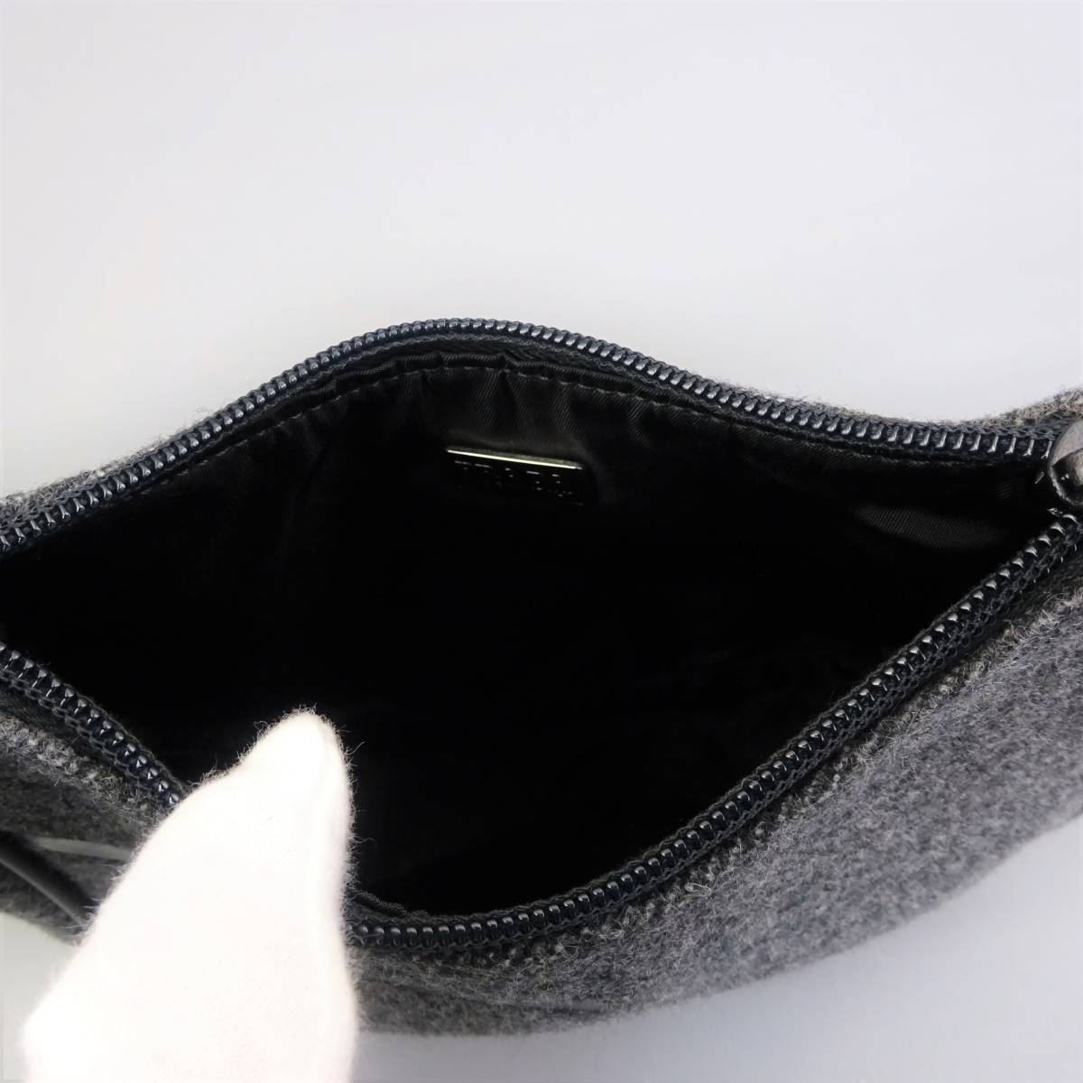 Prada Sport Wool Shoulder Bag