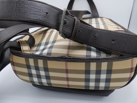 Burberry Beige Novacheck Backpack