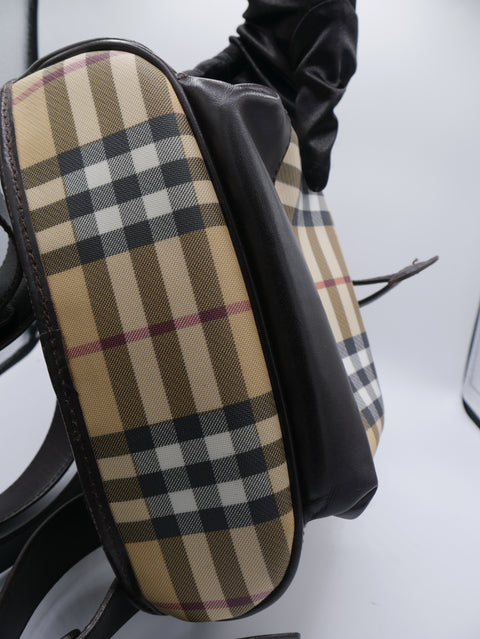 Burberry Beige Novacheck Backpack