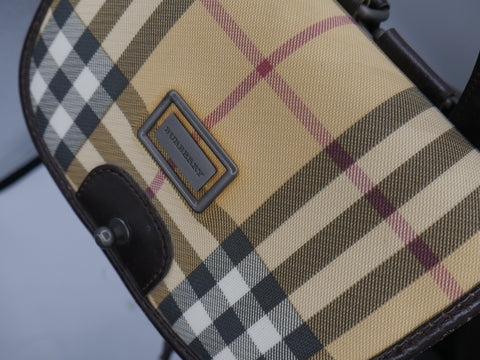 Burberry Beige Novacheck Backpack