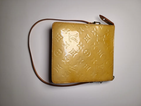 Louis Vuitton Vernis Yellow Shoulder Bag