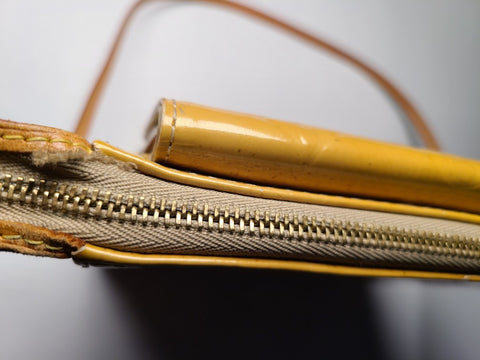 Louis Vuitton Vernis Yellow Shoulder Bag