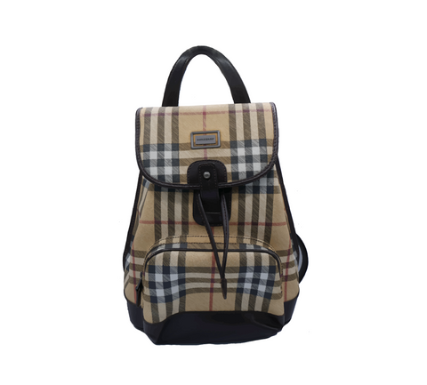 Burberry Beige Novacheck Backpack