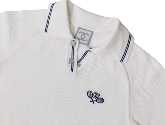 Vintage Chanel Sports Logo Embroidered Polo Shirt – photo 4 of 4