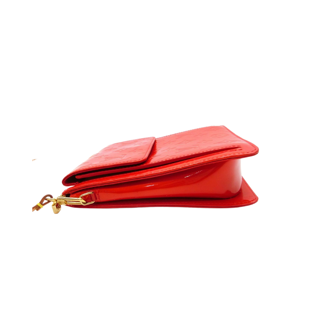 Louis Vuitton Red Vernis Mott