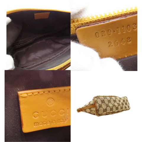 Gucci Monogram Canvas Boat Bag