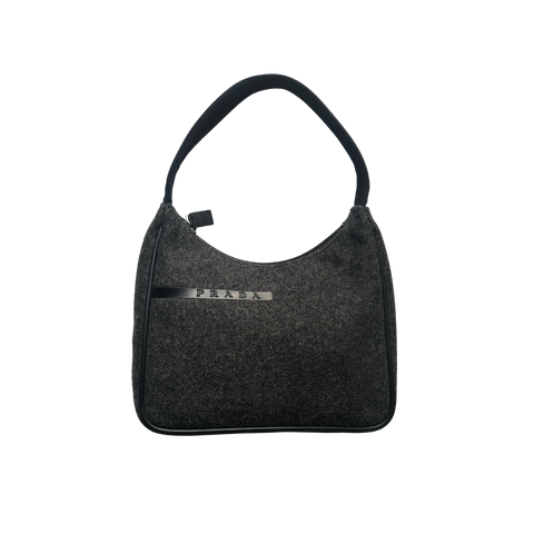 Prada Sport Wool Shoulder Bag