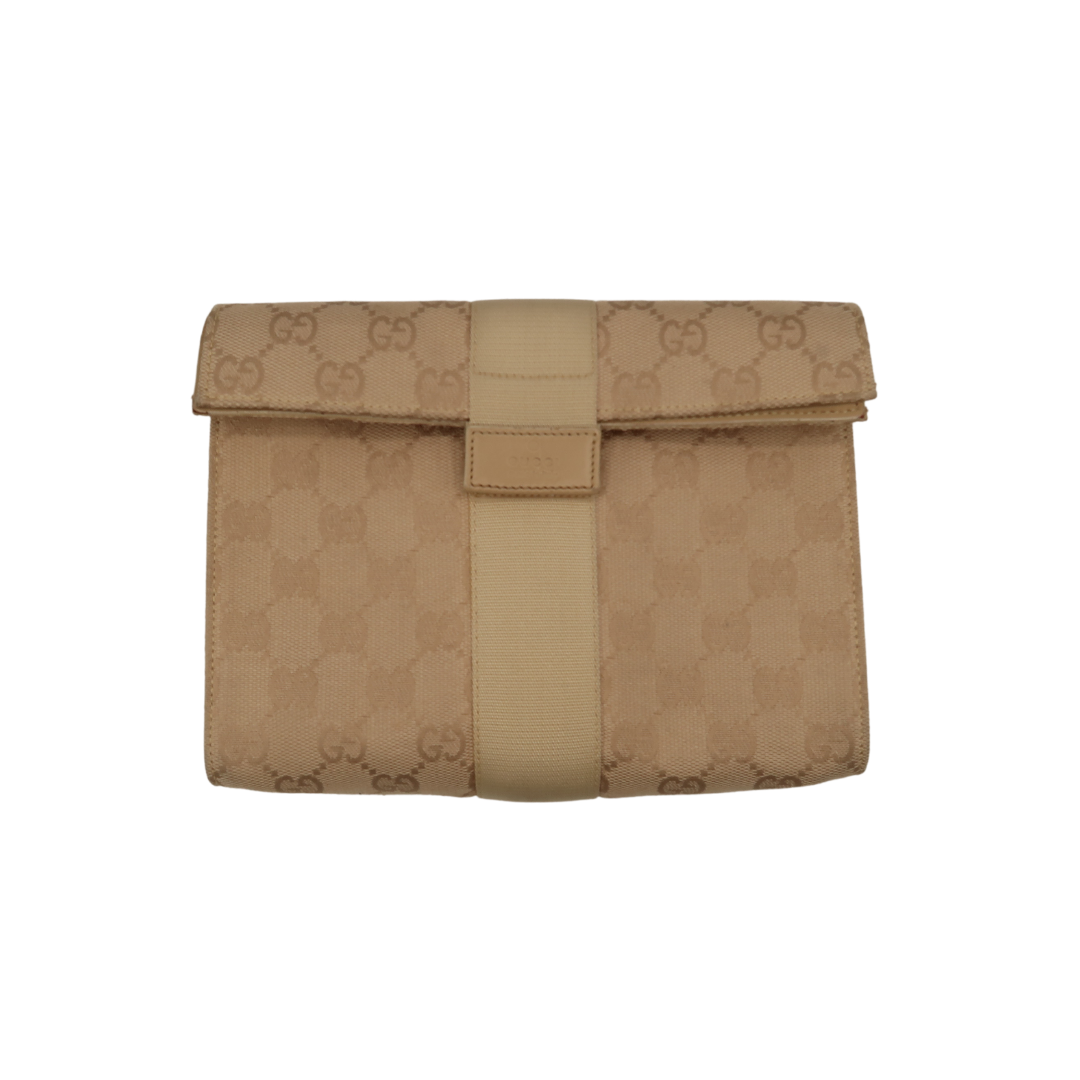 Gucci Monogram Cream Pouch