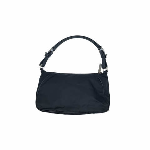 Prada Black Nylon Hobo Bag