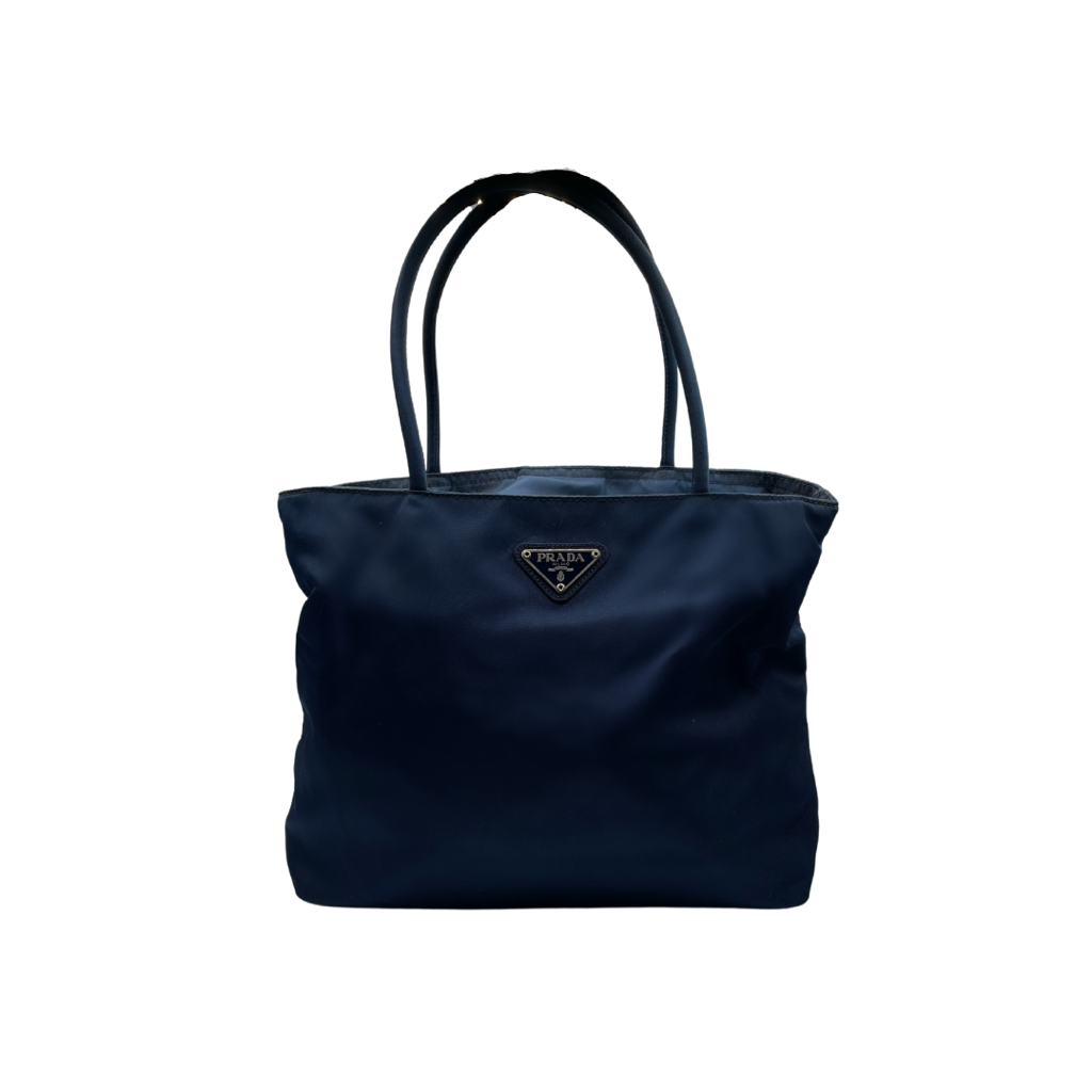 Prada Cobalt Nylon Tote