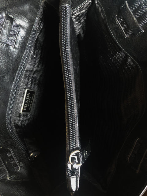 Prada Nylon Buckle Tote