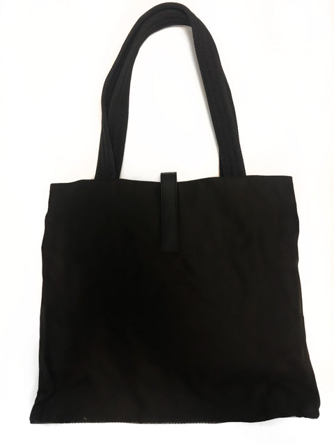Prada Nylon Buckle Tote