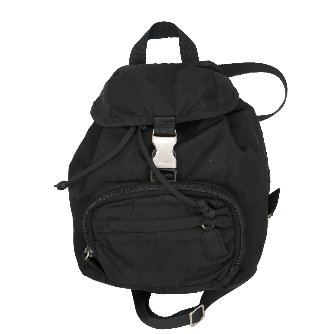 Prada Nylon Mini Buckle Backpack (90's)